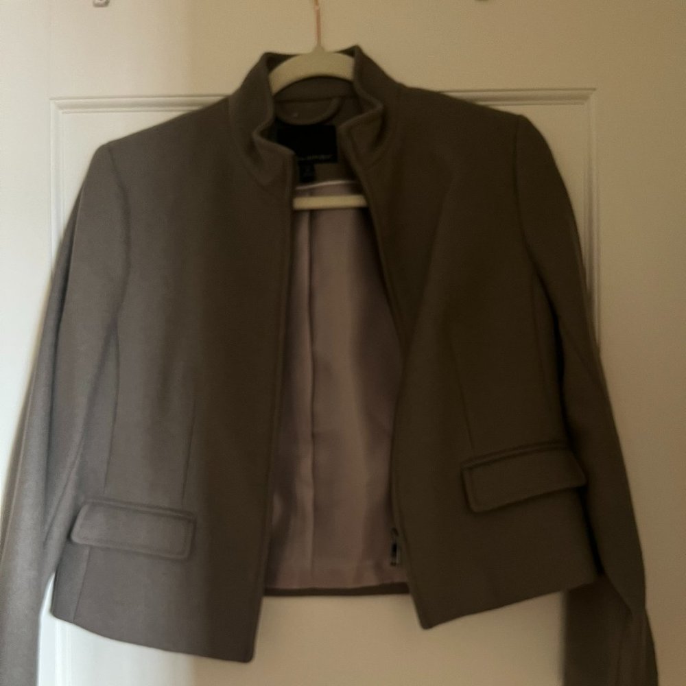 Banana Republic Cropped Wool Blazer